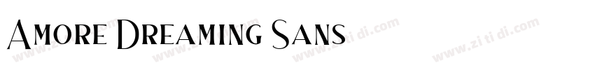 Amore Dreaming Sans字体转换